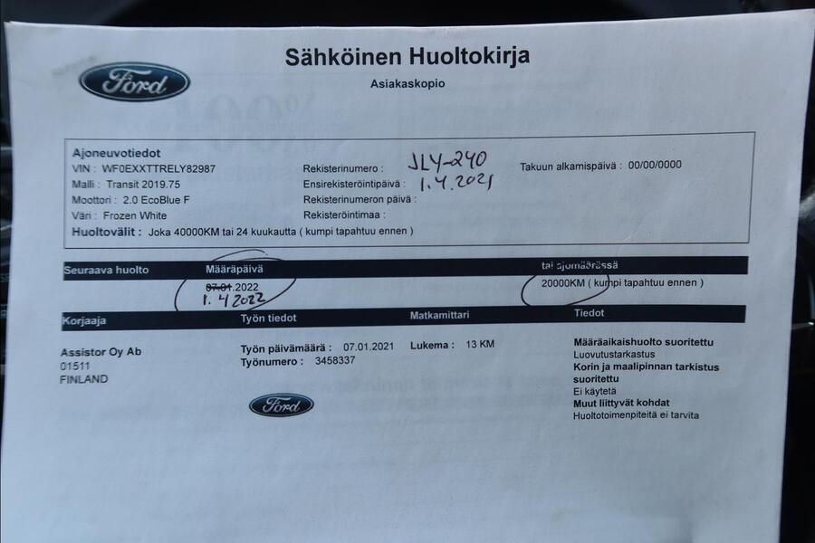 Ford Transit vaihtoauto