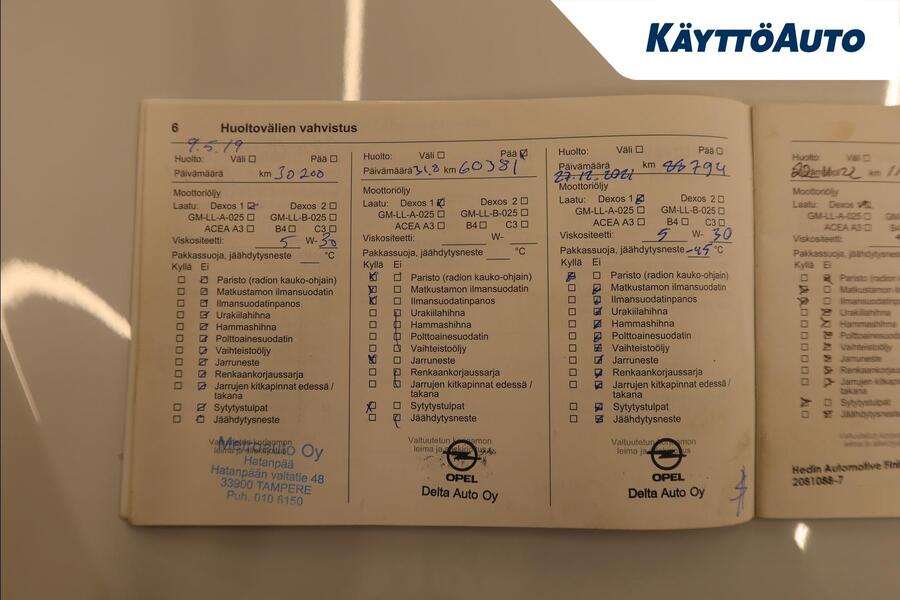 Opel Astra vaihtoauto