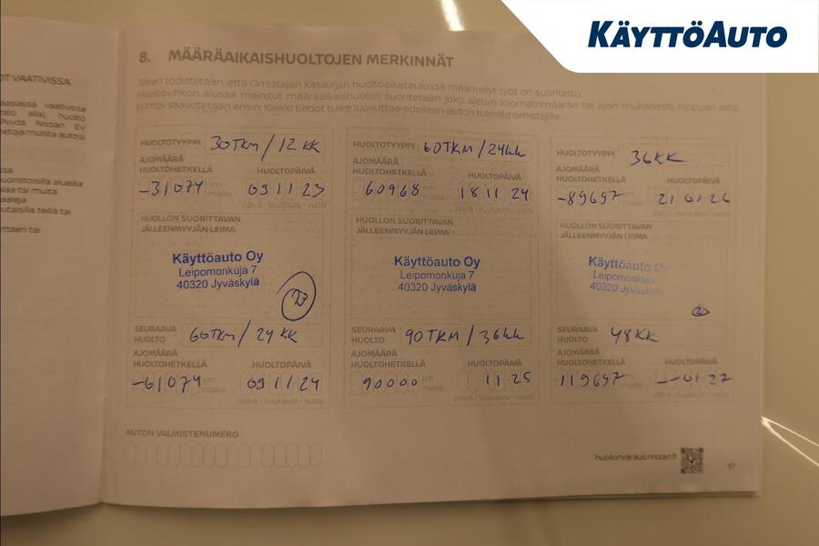 Nissan Leaf vaihtoauto