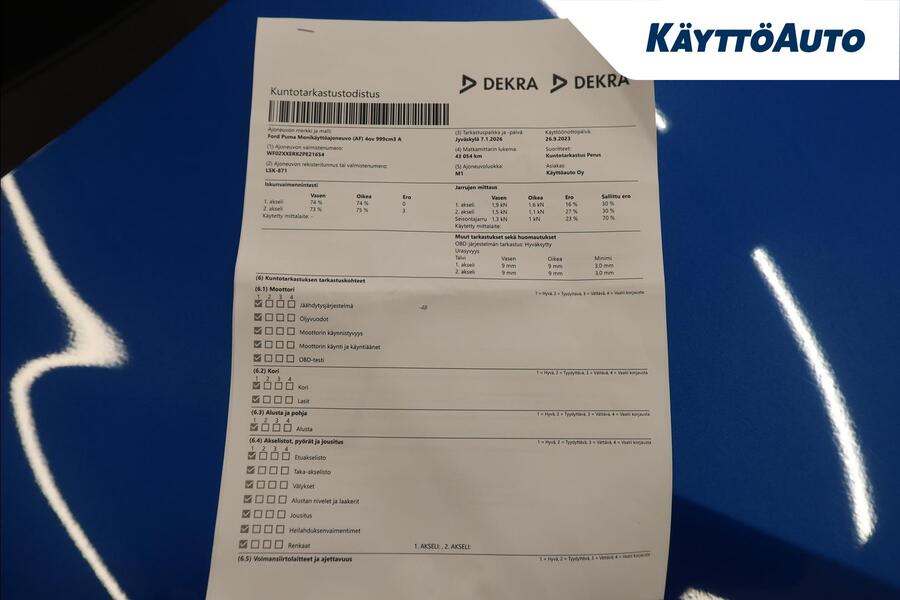 Ford Puma vaihtoauto