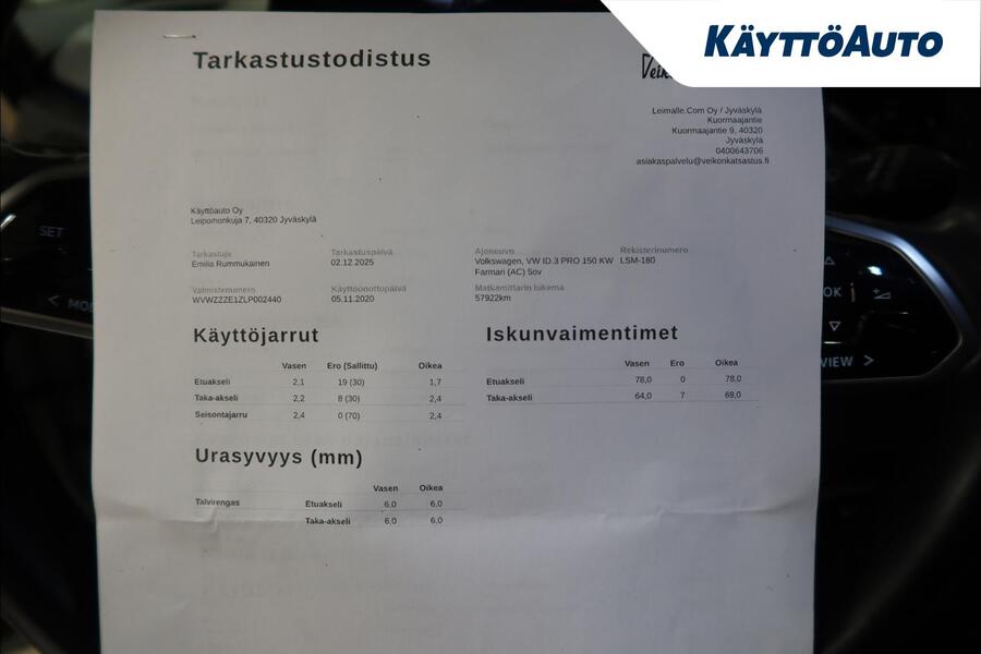 Volkswagen ID.3 vaihtoauto