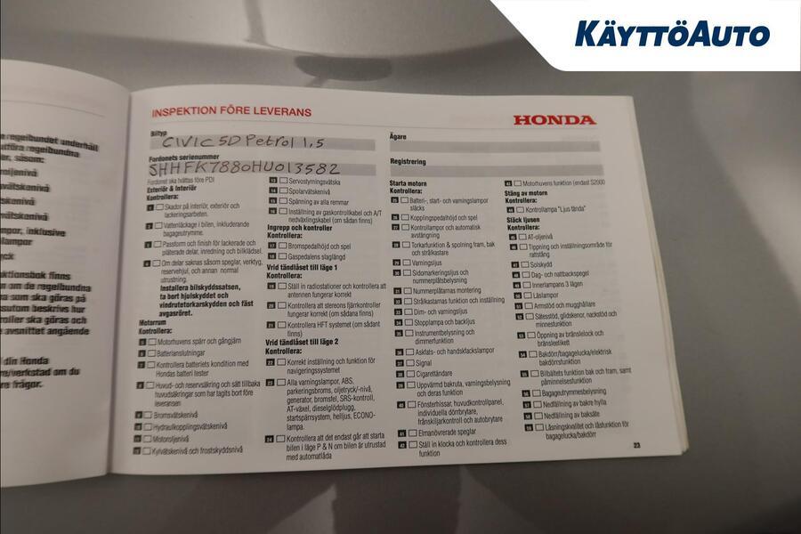 Honda Civic vaihtoauto