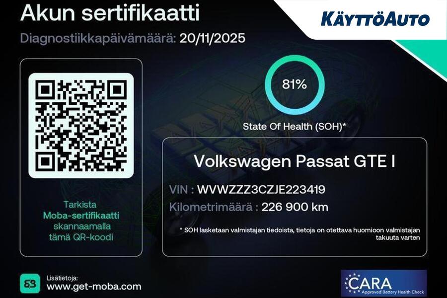 Volkswagen Passat vaihtoauto