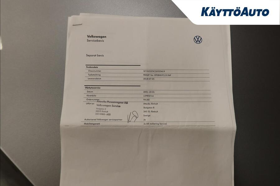 Volkswagen Passat vaihtoauto