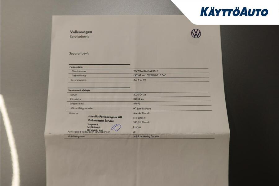 Volkswagen Passat vaihtoauto