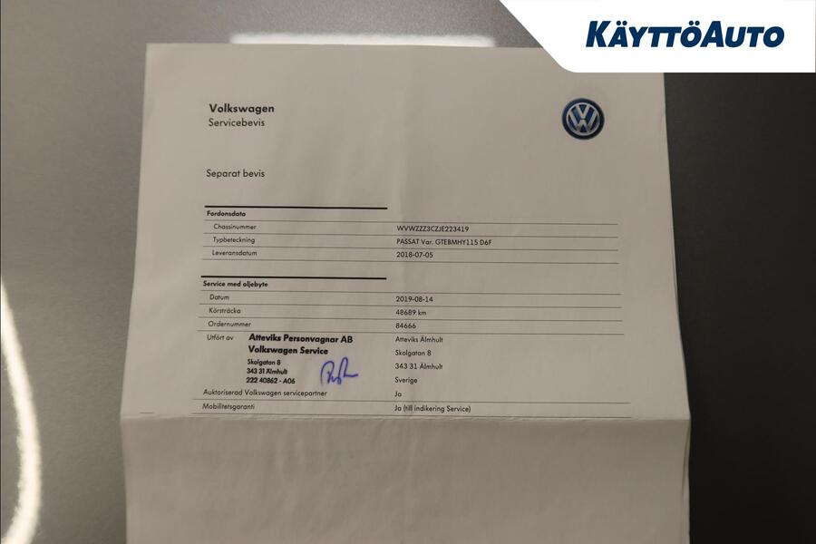 Volkswagen Passat vaihtoauto