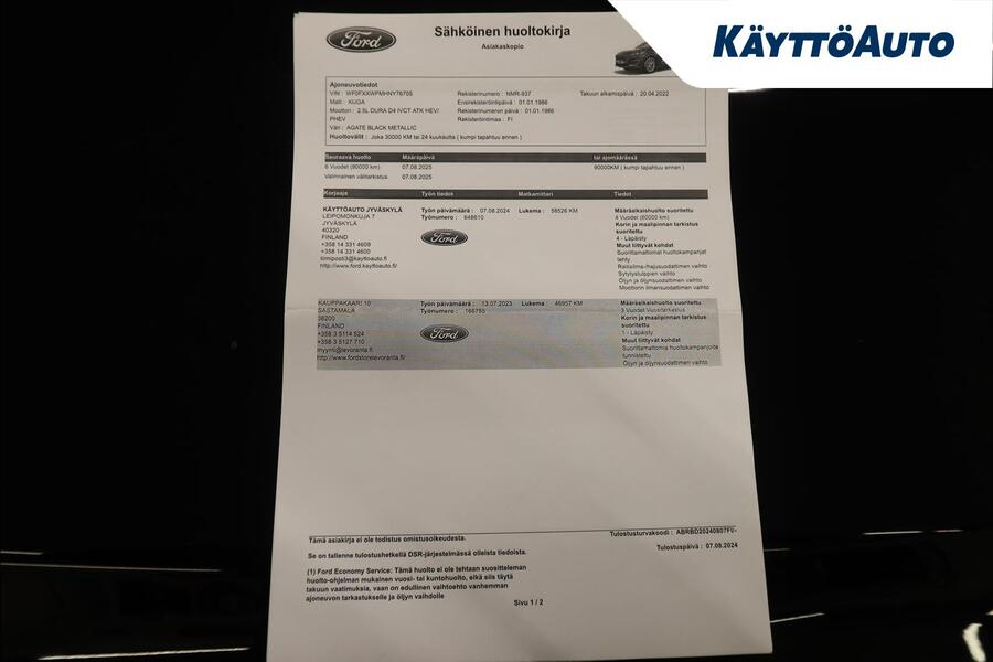 Ford Kuga vaihtoauto