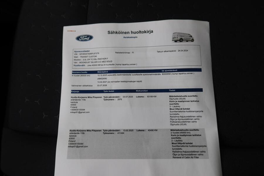 Ford Transit Custom vaihtoauto