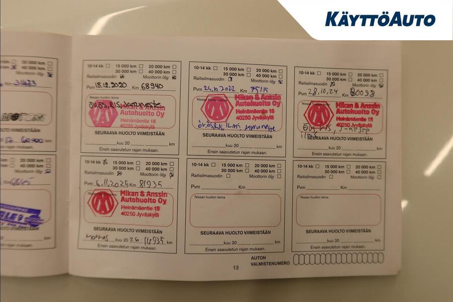 Nissan NOTE vaihtoauto