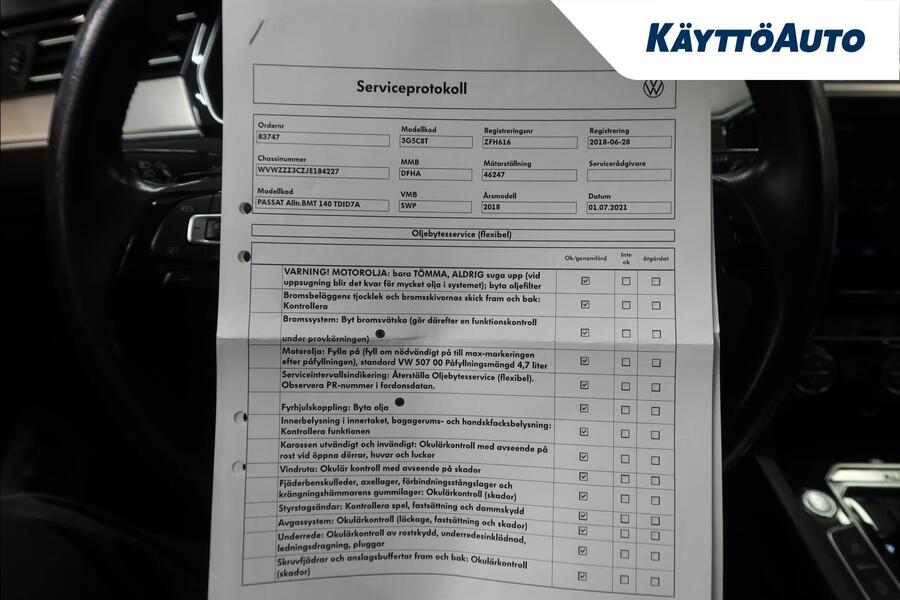 Volkswagen Passat vaihtoauto