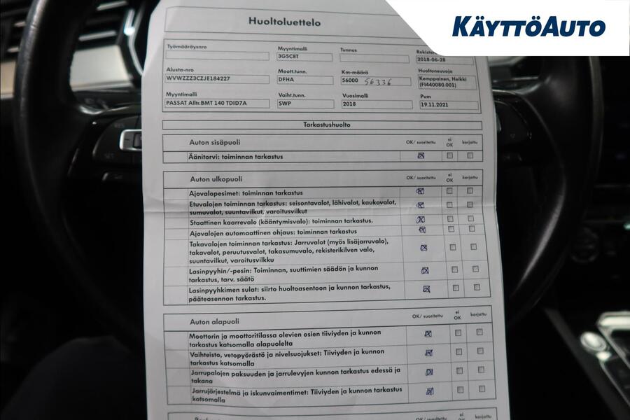 Volkswagen Passat vaihtoauto