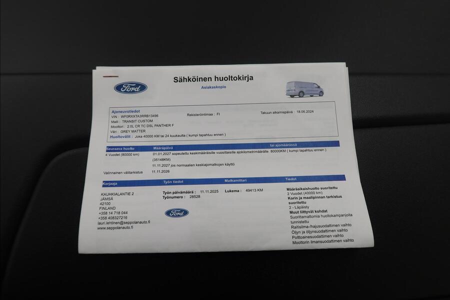 Ford Transit Custom vaihtoauto