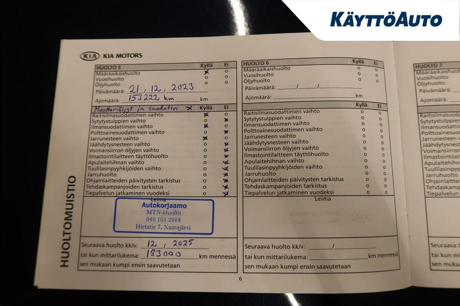 Kia Sorento vaihtoauto