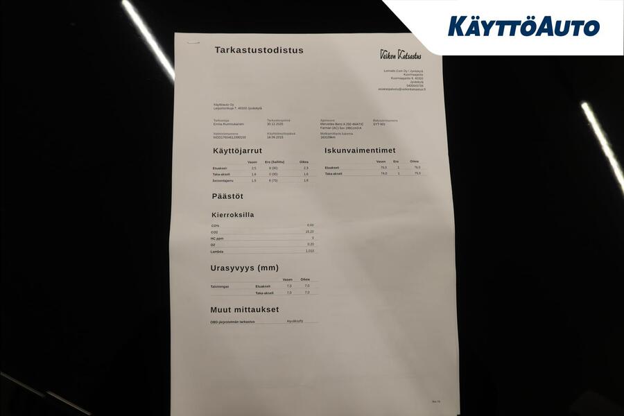 Mercedes-Benz A vaihtoauto