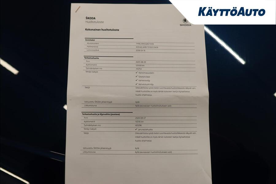 Skoda Kodiaq vaihtoauto