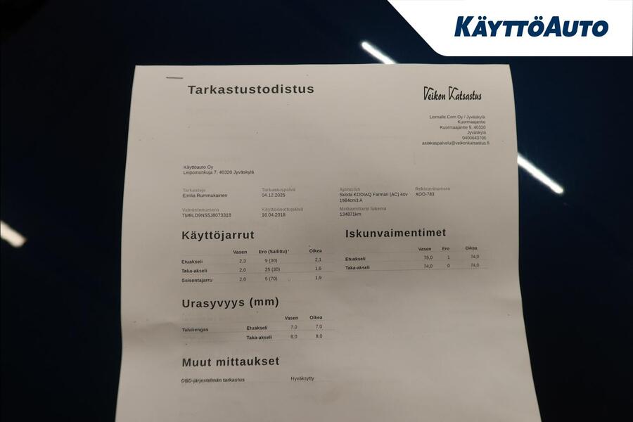 Skoda Kodiaq vaihtoauto