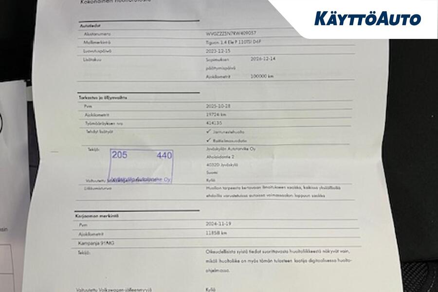 Volkswagen Tiguan vaihtoauto