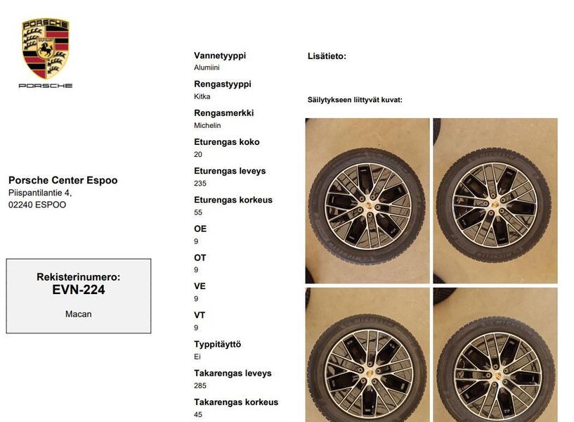 Porsche Macan vaihtoauto