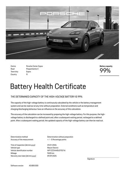 Porsche Macan vaihtoauto