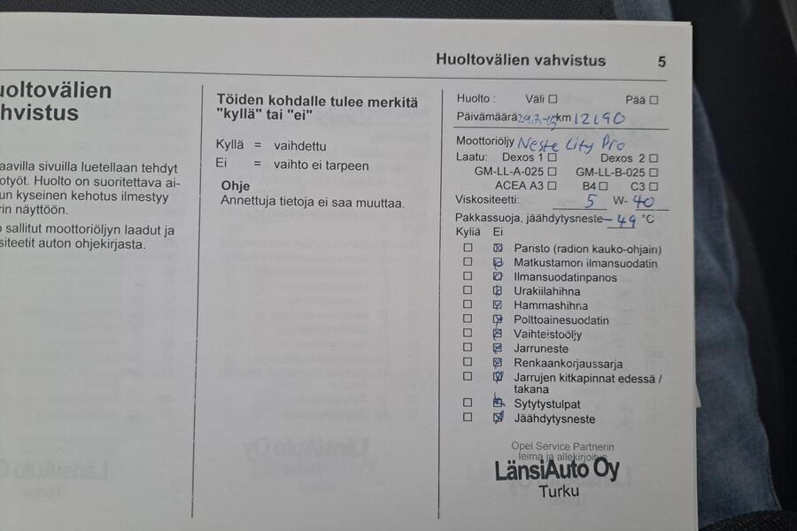 Opel Insignia vaihtoauto
