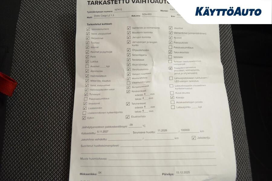 Fiat Doblò vaihtoauto