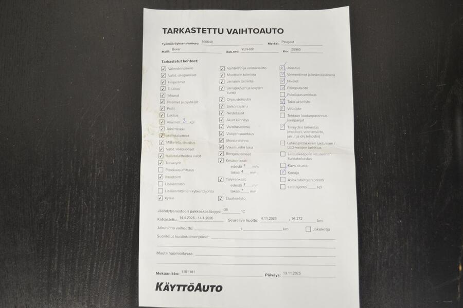 Peugeot Boxer vaihtoauto