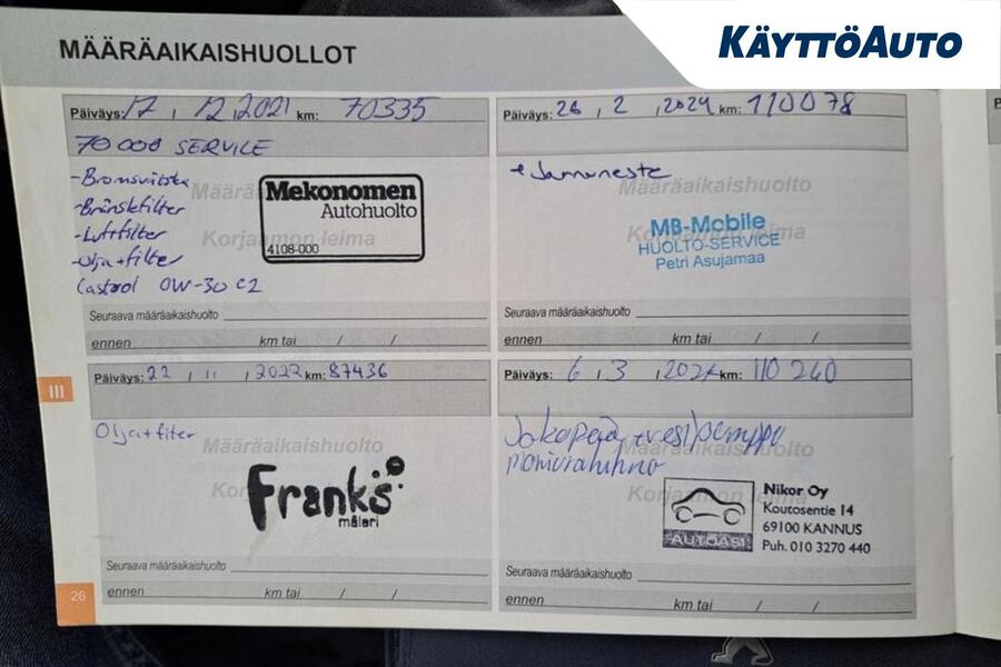 Peugeot Boxer vaihtoauto