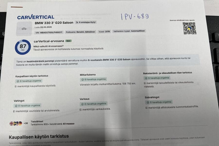 BMW 330 vaihtoauto