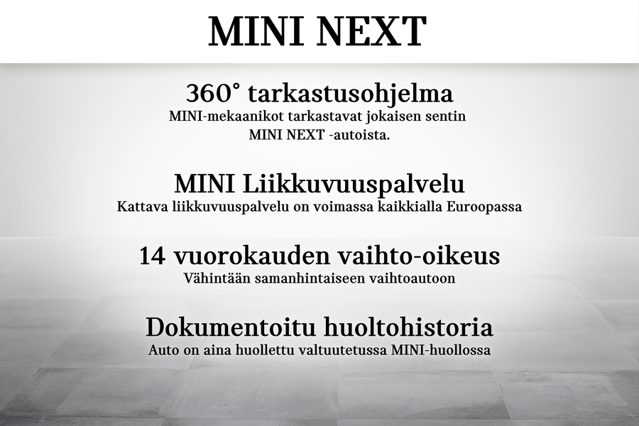 Mini Aceman vaihtoauto