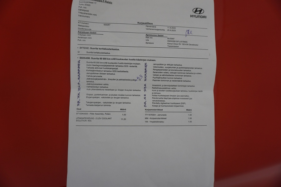 Hyundai Kona vaihtoauto