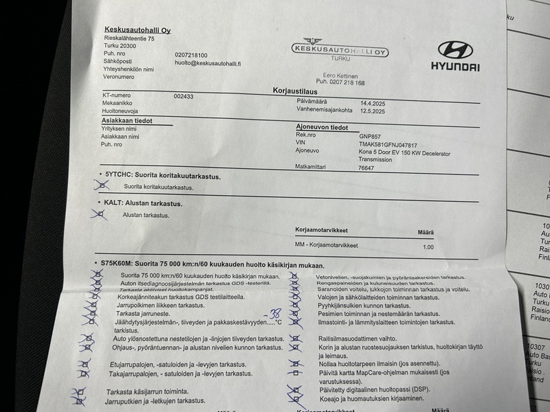 Hyundai Kona vaihtoauto