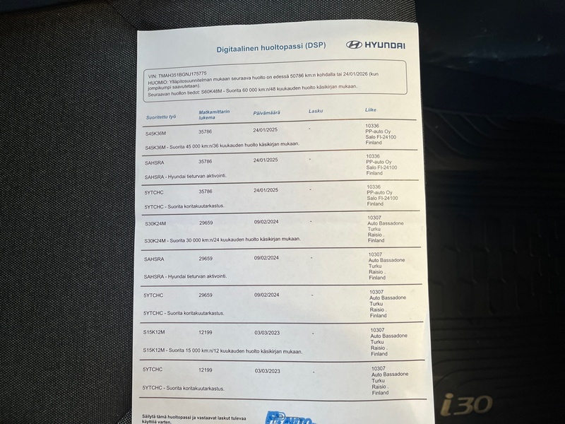 Hyundai i30 Hatchback vaihtoauto