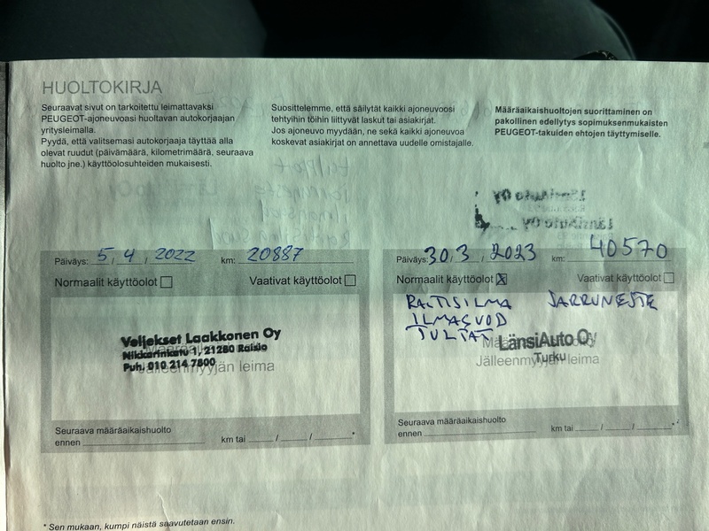 Peugeot 508 vaihtoauto