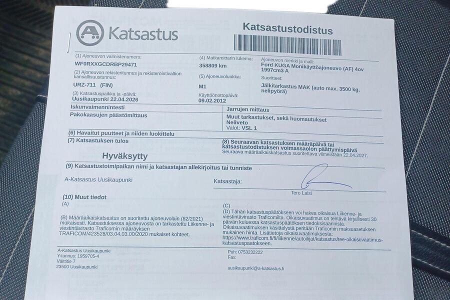 Ford Kuga vaihtoauto