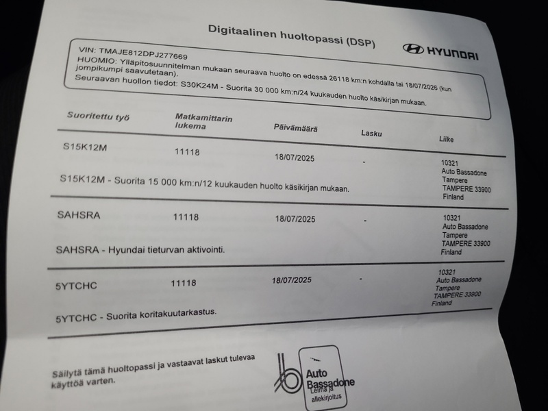 Hyundai Tucson vaihtoauto