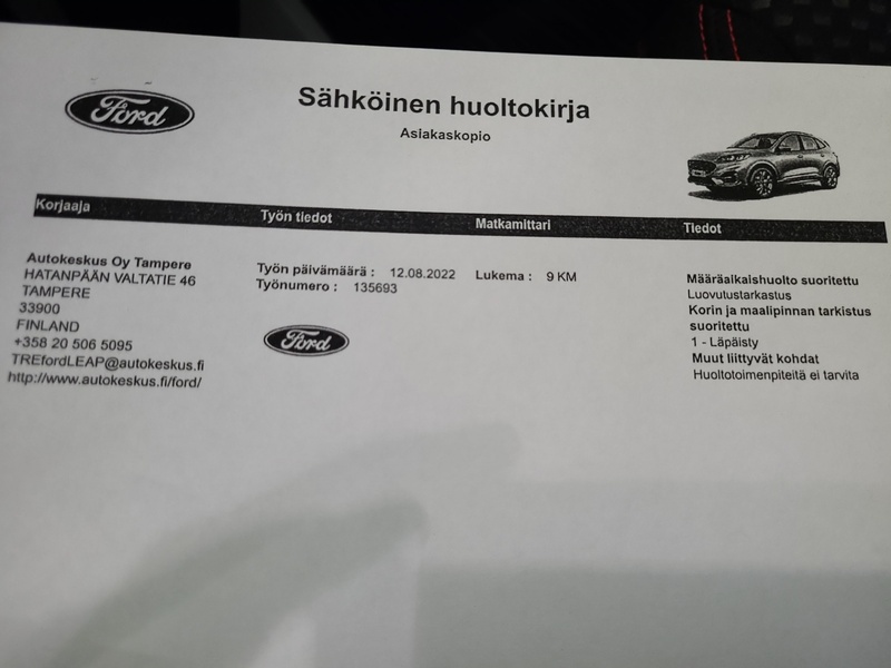 Ford Kuga vaihtoauto