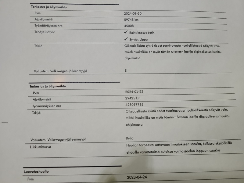 Volkswagen Golf vaihtoauto