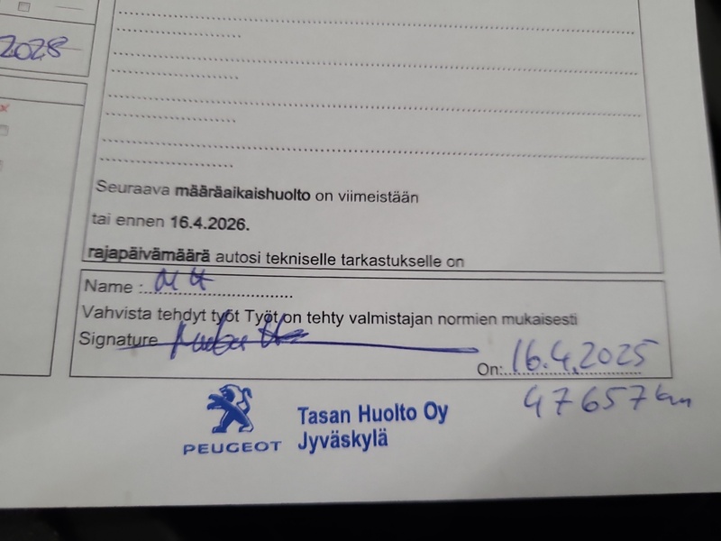 Peugeot 308 vaihtoauto