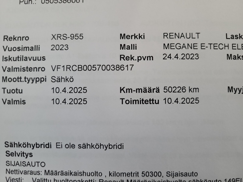 Renault Mégane vaihtoauto