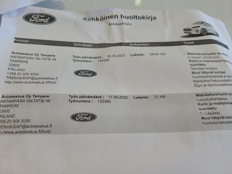 Ford Fiesta vaihtoauto