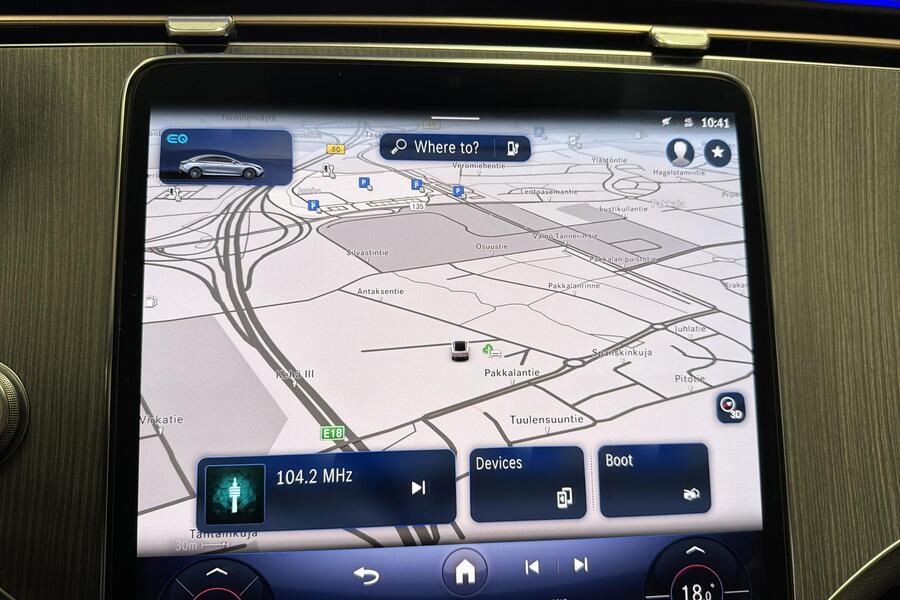 Mercedes-Benz EQE vaihtoauto