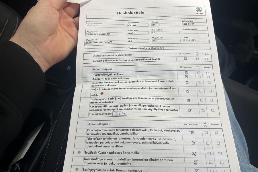 Skoda Scala vaihtoauto