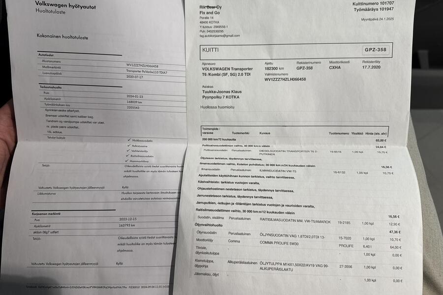 Volkswagen Transporter vaihtoauto