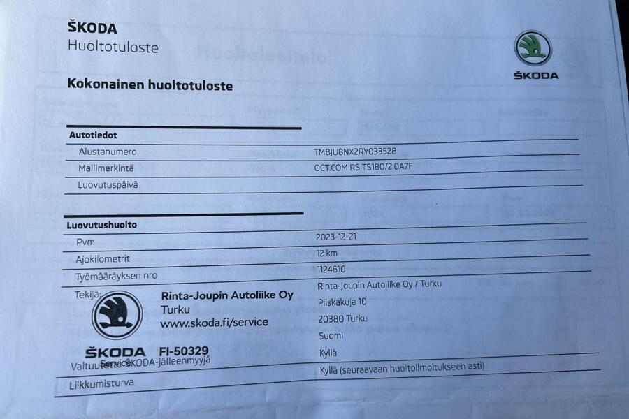 Skoda Octavia vaihtoauto