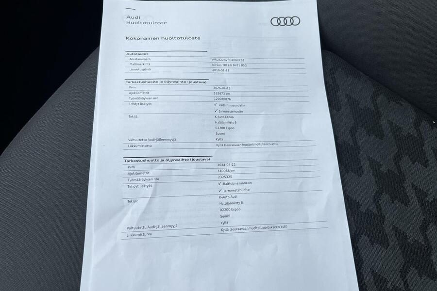 Audi A3 vaihtoauto