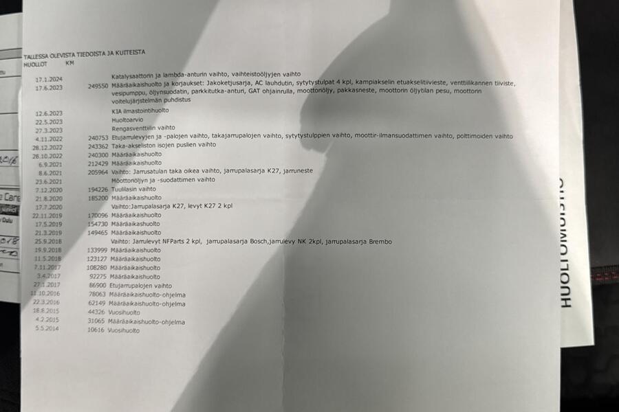 Kia Carens vaihtoauto