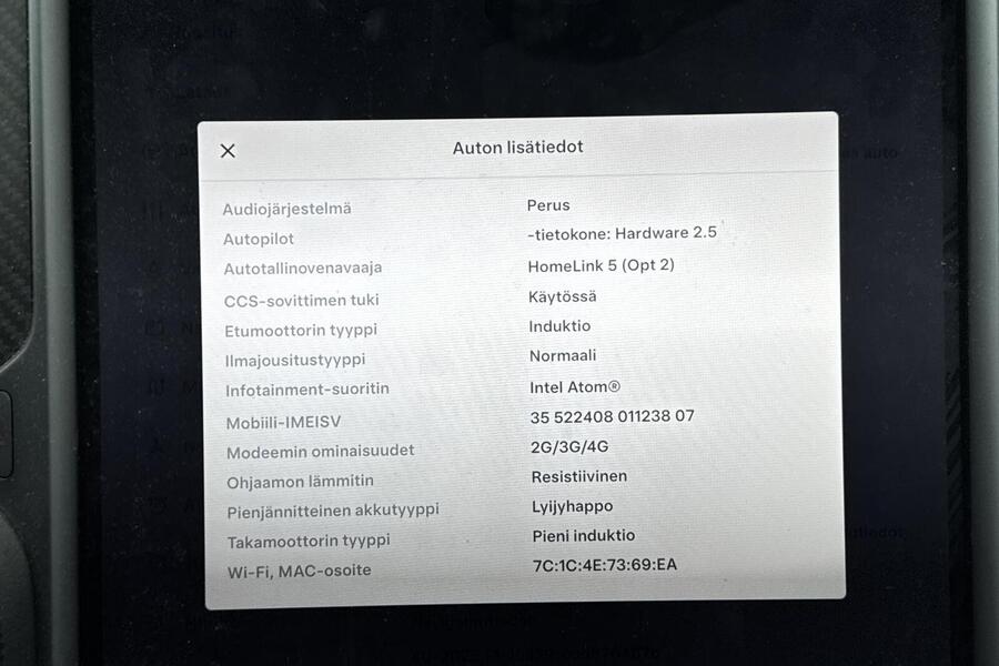 Tesla Model S vaihtoauto