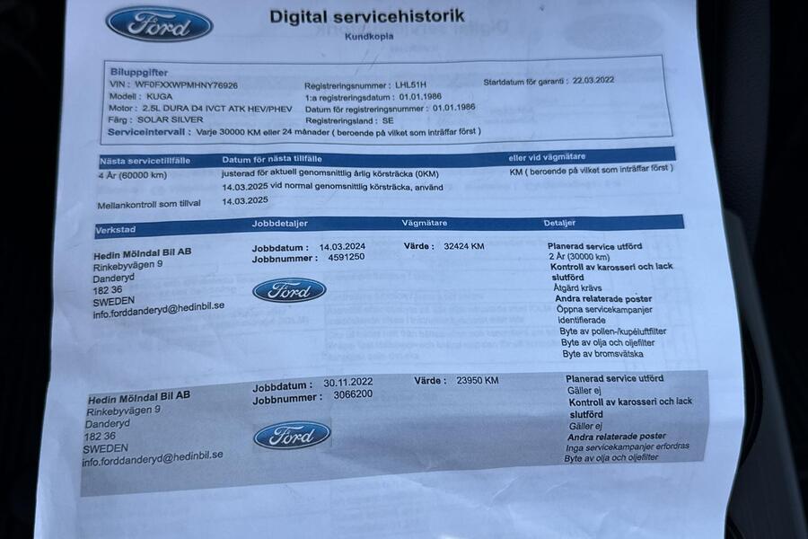 Ford Kuga vaihtoauto