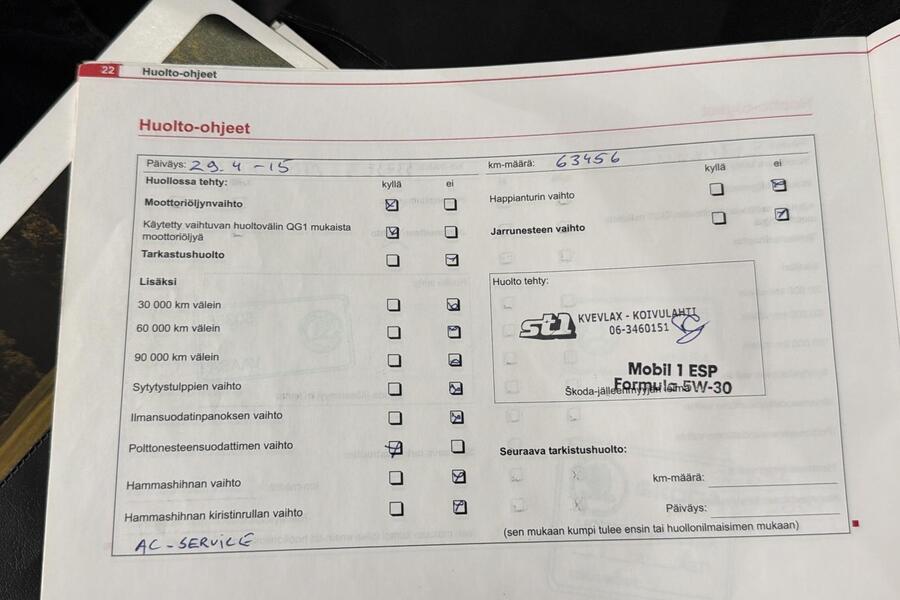 Skoda Octavia vaihtoauto