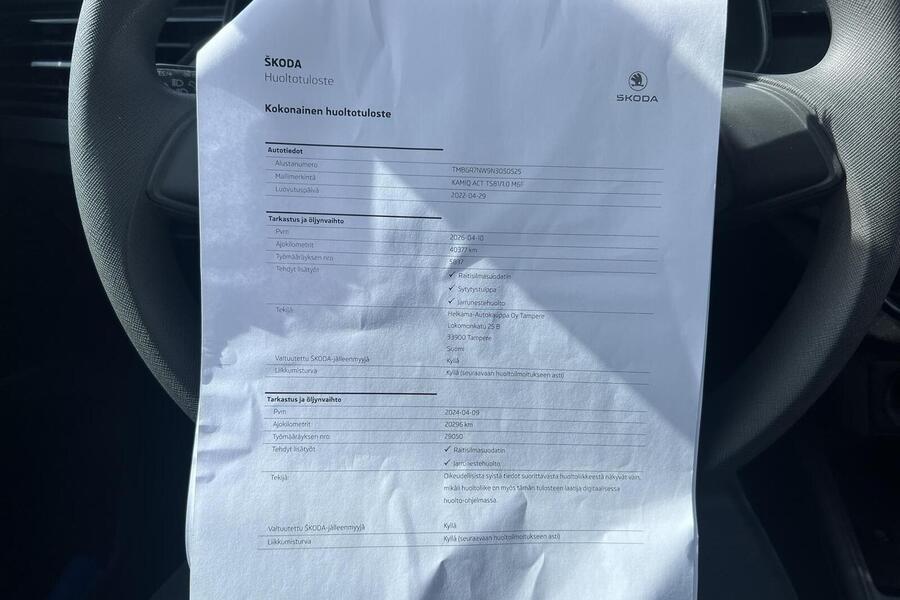 Skoda Kamiq vaihtoauto